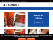 Tablet Screenshot of les-songes-nantes.com